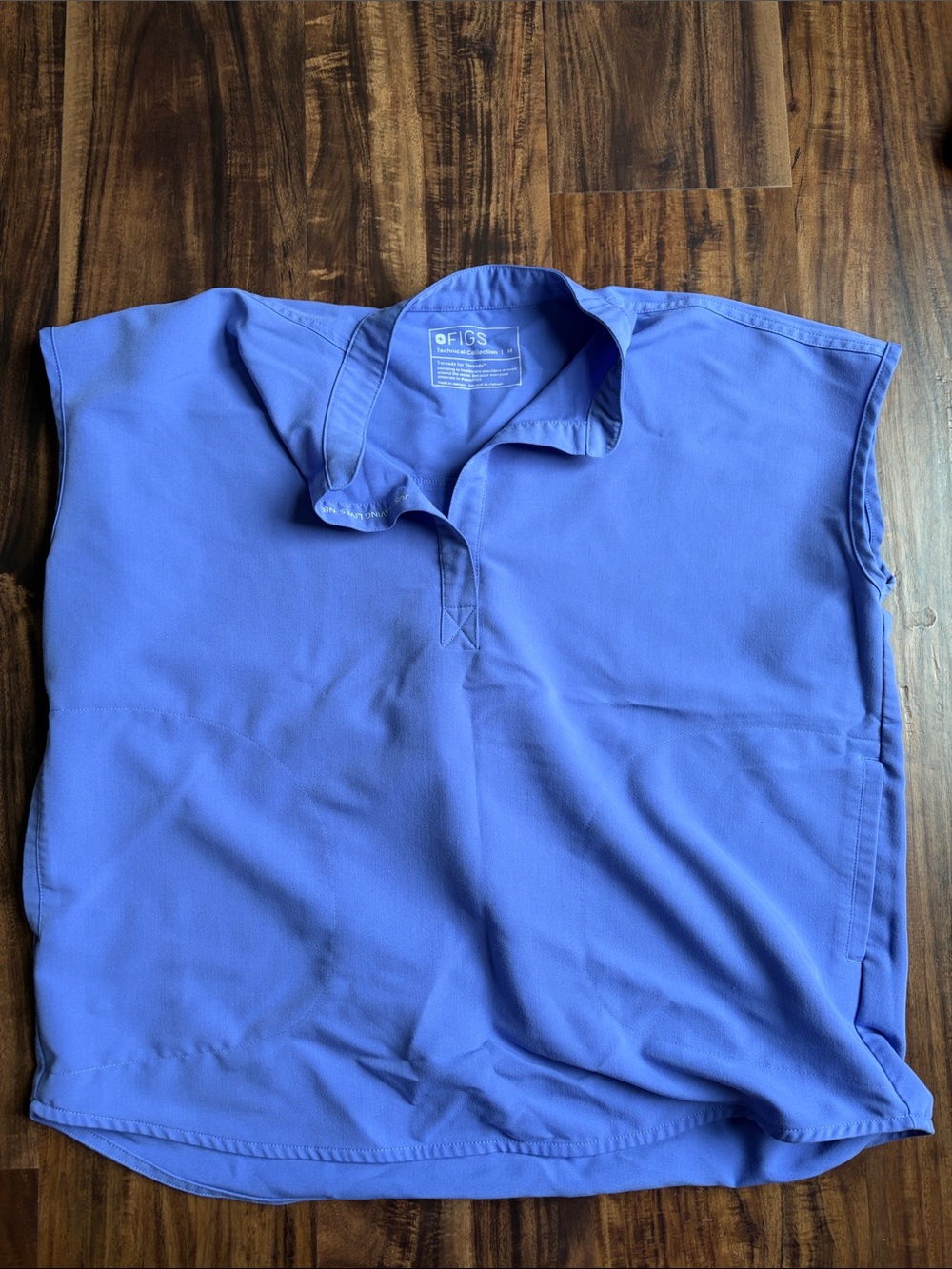 Figs Rafaela Scrub Top in Blueberry
